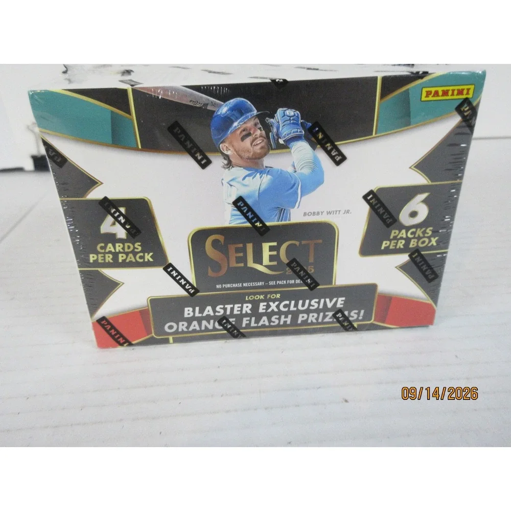 2025 Panini Select Baseball Blaster Box Sealed 24 Cards Orange Flash Prizms